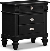 Charleston Bay Black Nightstand