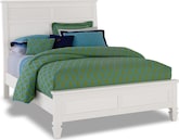 Charleston Bay White Queen Bed