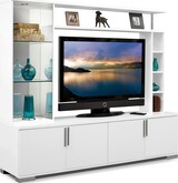 Entertainment Furniture-Amalfi 2 Pc. Entertainment Wall Unit