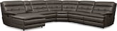 Commander 6 Pc. Power Reclining Sectional (Reverse)