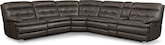 Commander 6 Pc. Power Reclining Sectional (Alternate)