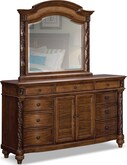 Bedroom Furniture-Antigua Dresser & Mirror