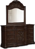 Bedroom Furniture-Salvador Dresser & Mirror