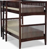 Arts & Crafts Dark III Twin Bunk Bed