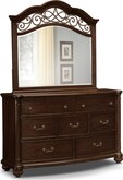 Bedroom Furniture-Derbyshire Dresser & Mirror