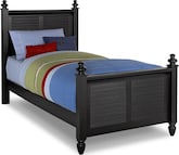 Seaside Black Full Bed