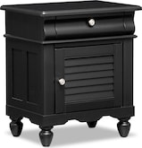Seaside Black Nightstand