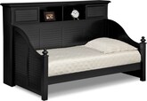 Seaside Black II Bookcase Daybed
