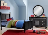 Seaside Black 5 Pc. Full Bedroom