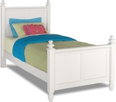 Seaside White Full Bed