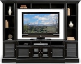 Entertainment Furniture-Shutterfield 4 Pc. Entertainment Wall Unit