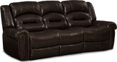 Living Room Furniture-Galveston Dual Reclining Sofa