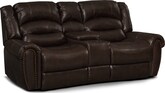 Living Room Furniture-Galveston Dual Reclining Loveseat