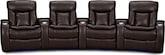 Larson II 4 Pc. Power Reclining Home Theater Sectional