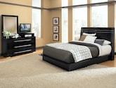 Bedroom Furniture-Dimora Black II 5 Pc. King Bedroom