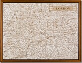 London Map Framed Print