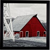 Old Red Barn Framed Print
