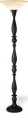 Black Wood Floor Lamp