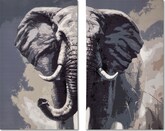 Elephant 2 Pc. Canvas Print