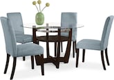 Alcove Aqua 5 Pc. Dinette
