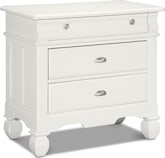 Plantation Cove White Drawer Nightstand