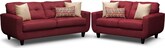 West Village Red 2 Pc. Living Room