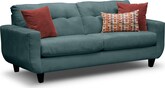 West Village Blue Sofa