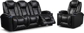 Polaris 2 Pc. Power Reclining Living Room w/Recliner