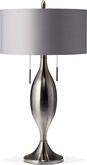 Silver Tassel Table Lamp