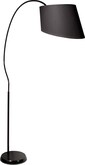 Black Shiny Floor Lamp