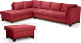 Soho 2 Pc. Sectional (Reverse) and Ottoman