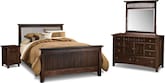 Arts & Crafts Dark 6 Pc. Queen Bedroom
