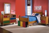 Colorworks Pine 6 Pc. Full Bedroom