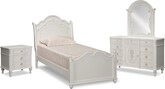 Bouquet White 6 Pc. Twin Bedroom