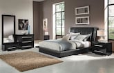 Dimora Black 6 Pc. Queen Bedroom (Alternate)