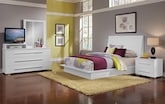 Dimora White II 6 Pc. King Bedroom