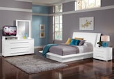 Dimora White 6 Pc. King Bedroom