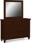 Savannah Cherry Dresser & Mirror