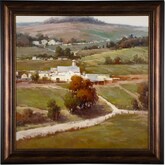 Impressionist Pasture Framed Print