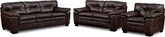 Legend Brown 3 Pc. Living Room