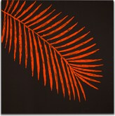Orange Palm Canvas Print