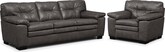 Legend Gray 2 Pc. Living Room w/Chair