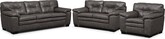 Legend Gray 3 Pc. Living Room