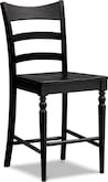 Carnival Black II Counter-Height Stool