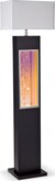 Black Glitter Floor Lamp