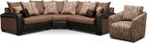 Domani II 3 Pc. Sectional and Swivel Chair