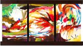 Bent Colors Mixed Media Painting