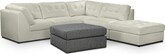 Aventura II 5 Pc. Sectional and Cocktail Ottoman