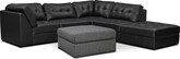Aventura 5 Pc. Sectional and Cocktail Ottoman
