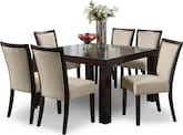Tango Stone 7 Pc. Dinette (50" Table)